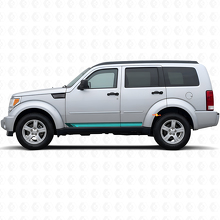 Décalcomanie latérale vintage à rayures droites pour Dodge Nitro 2007-2011 2