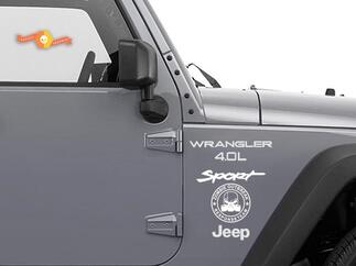 Autocollant Jeep Rubicon Wrangler Zombie Outbreak Response Team Wrangler # 6