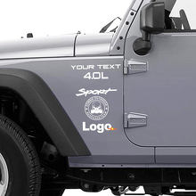Kit de décalcomanies vinyle de l'équipe d'intervention en cas d'épidémie de zombies pour Jeep Wrangler Rubicon_2