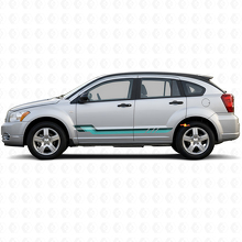 Autocollant en vinyle à bandes latérales style vintage pour Dodge Caliber 2007-2012 2