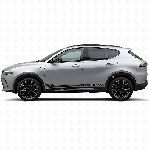 Autocollant latéral en vinyle à rayures alvéolées pour Dodge Hornet 2023+ 1