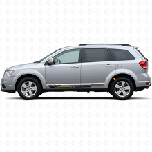 Autocollant en vinyle à rayures courbes pour bas de caisse Dodge Journey 2009-2020 2