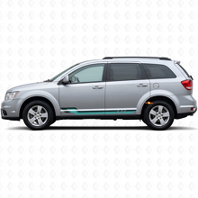 Autocollant vinyle bandes latérales style vintage pour Dodge Journey 2009-2020 2