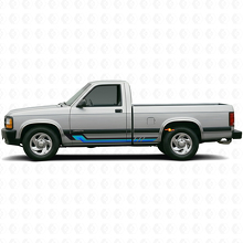 Autocollant en vinyle bande latérale style vintage pour Dodge Dakota 1987-1996 2