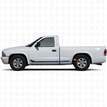 Autocollant Vinyle à Rayures Latérales Style Racing pour Dodge Dakota 1997-2004 2