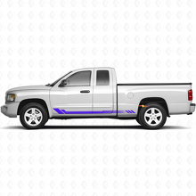 Autocollant latéral en vinyle à rayures nid d'abeille pour Dodge Dakota 2005-2011 2