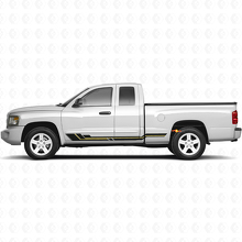 Autocollant Vinyle avec Bandes Courbes pour Bas de Caisse Dodge Dakota 2005-2011 2