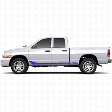 Autocollant latéral en vinyle rayures nid d'abeille pour Dodge Ram 1500 2002-2008 2