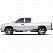 Autocollant en vinyle bandes latérales style course pour Dodge Ram 1500 2002-2008 2