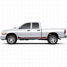 Autocollant en vinyle bandes latérales style course pour Dodge Ram 1500 2002-2008 3