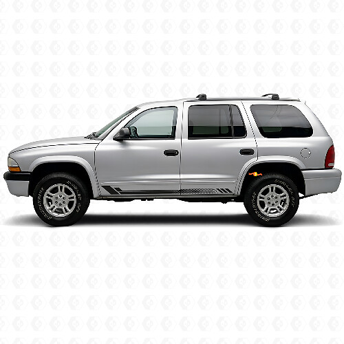 Autocollant latéral en vinyle à rayures nid d'abeille pour Dodge Durango 1998-2003