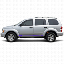 Autocollant latéral en vinyle à rayures nid d'abeille pour Dodge Durango 2004-2009 2