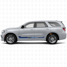 Autocollant en vinyle bandes latérales damier pour Dodge Durango 2011+ 2