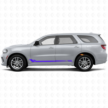 Autocollant Vinyle Latéral à Rayures Nid d'Abeille pour Dodge Durango 2011+ 2