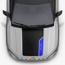 Autocollants Vinyle Noirs 4x4 pour Capot Jeep Compass 2026 2
