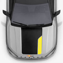 Autocollants Vinyle Noirs 4x4 pour Capot Jeep Compass 2026 3