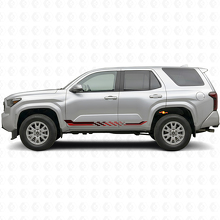Autocollant Vinyle Rayures Latérales Drapeau à Damier pour Toyota 4Runner 2024+ 3