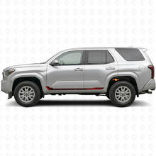 Autocollant en vinyle avec bandes latérales style course pour Toyota 4Runner 2024+ 3