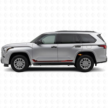 Autocollant Vinyle Bandes Latérales Style Course pour Toyota Sequoia 2022+ 3