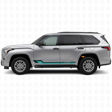 Autocollant en vinyle à bandes latérales style vintage pour Toyota Sequoia 2022+ 2