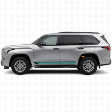 Autocollant latéral en vinyle à rayures droites vintage pour Toyota Sequoia 2022+ 2