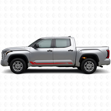 Autocollant latéral à bandes nid d'abeille pour Toyota Tundra 2022+ 3