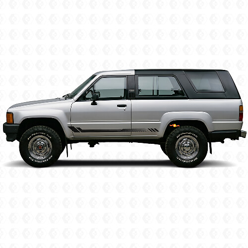 Autocollant latéral à rayures nid d'abeille pour Toyota 4Runner 1984-1989_1