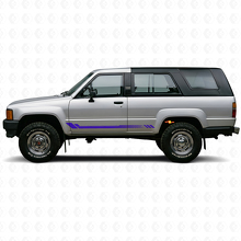 Autocollant latéral à rayures nid d'abeille pour Toyota 4Runner 1984-1989_2