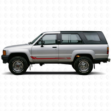 Autocollant latéral à rayures nid d'abeille pour Toyota 4Runner 1984-1989_3