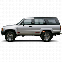 Autocollant en vinyle à bandes latérales style course pour Toyota 4Runner 1984-1989_3