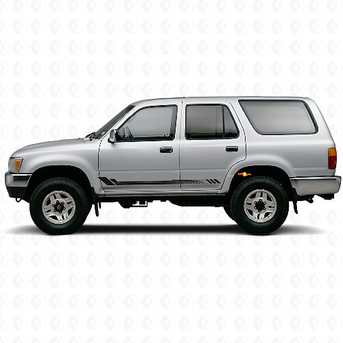 Autocollant latéral en vinyle à rayures nid d'abeille pour Toyota 4Runner 1989-1995_1