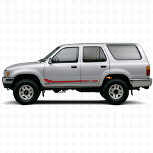 Autocollant latéral en vinyle à rayures nid d'abeille pour Toyota 4Runner 1989-1995_3