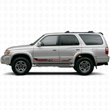 Autocollant en vinyle à rayures latérales à damier pour Toyota 4Runner 1995-2002_3