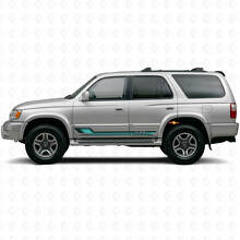 Autocollant en vinyle à rayures latérales style vintage pour Toyota 4Runner 1995-2002_2