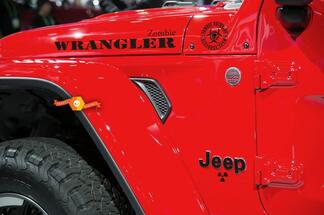 Kit de décalcomanies Jeep Rubicon Wrangler Zombie Outbreak Response Team Wrangler # 4