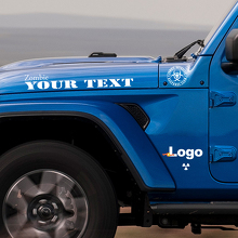 Kit d'autocollants vinyle avec logo style Zombie pour Jeep Wrangler Rubicon_2