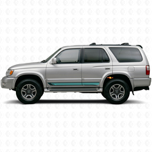 Autocollant latéral vinyle rayures droites vintage pour Toyota 4Runner 1995-2002_2