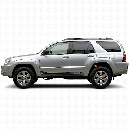 Autocollant latéral en vinyle à rayures nid d'abeille pour Toyota 4Runner 2002-2009_1