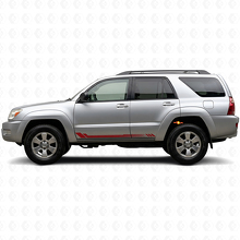 Autocollant latéral en vinyle à rayures nid d'abeille pour Toyota 4Runner 2002-2009_3