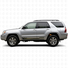Autocollant en vinyle de bas de caisse à bandes incurvées pour Toyota 4Runner 2002-2009_2