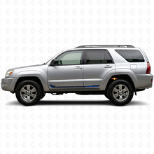 Autocollant en vinyle bandes latérales style course pour Toyota 4Runner 2002-2009_2