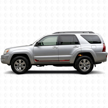 Autocollant en vinyle bandes latérales style course pour Toyota 4Runner 2002-2009_3