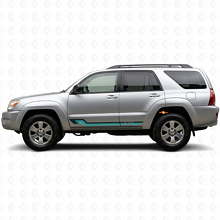 Autocollant en vinyle rayures latérales style vintage pour Toyota 4Runner 2002-2009_2