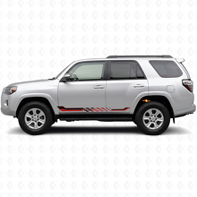 Autocollant Vinyle Rayures Latérales à Drapeau à Damier pour Toyota 4Runner 2009-2024_3