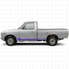 Autocollant latéral en vinyle à rayures nid d'abeille pour Toyota Hilux 1968-1972_2