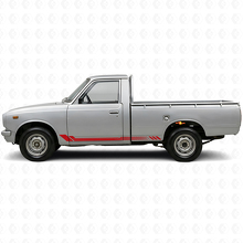 Autocollant latéral en vinyle à rayures nid d'abeille pour Toyota Hilux 1968-1972_3