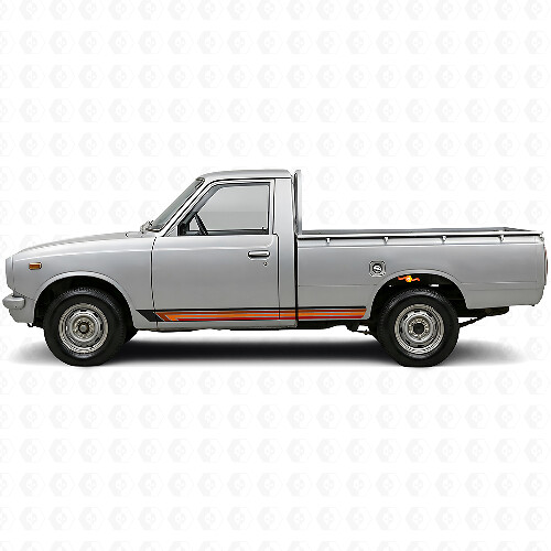 Autocollant Vinyle Latéral à Rayures Droites Vintage pour Toyota Hilux 1968-1972_1