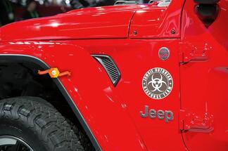 Jeep Rubicon Wrangler Zombie Outbreak Response Team Wrangler Décal #11