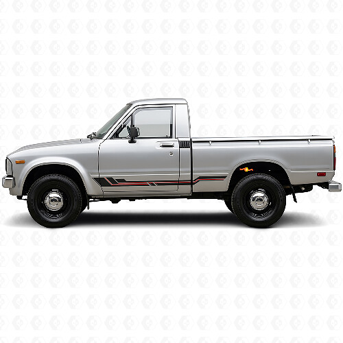 Autocollant vinyle courbé pour bas de caisse Toyota Hilux 1978-1983