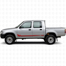 Autocollant latéral en vinyle à rayures nid d'abeille pour Toyota Hilux 1988-1997_3